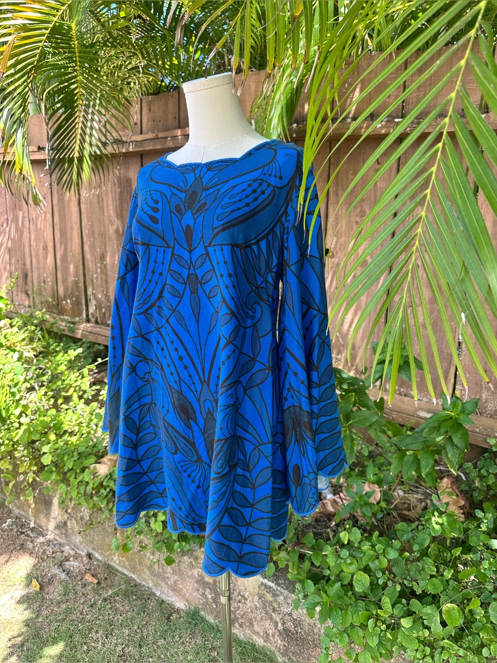 FARM Rio Kimono Sleeve Open-Back Mini Dress Size S - Picture 2 of 12